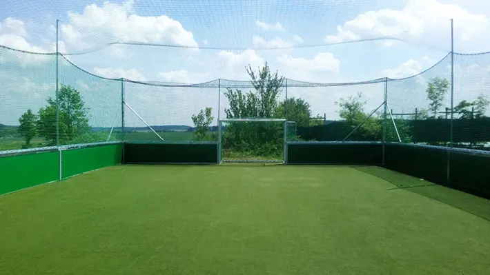 Neues Bandensystem im Soccerpark Bayern in Bodenkirchen: Soccer Court SoccerGround Advanced