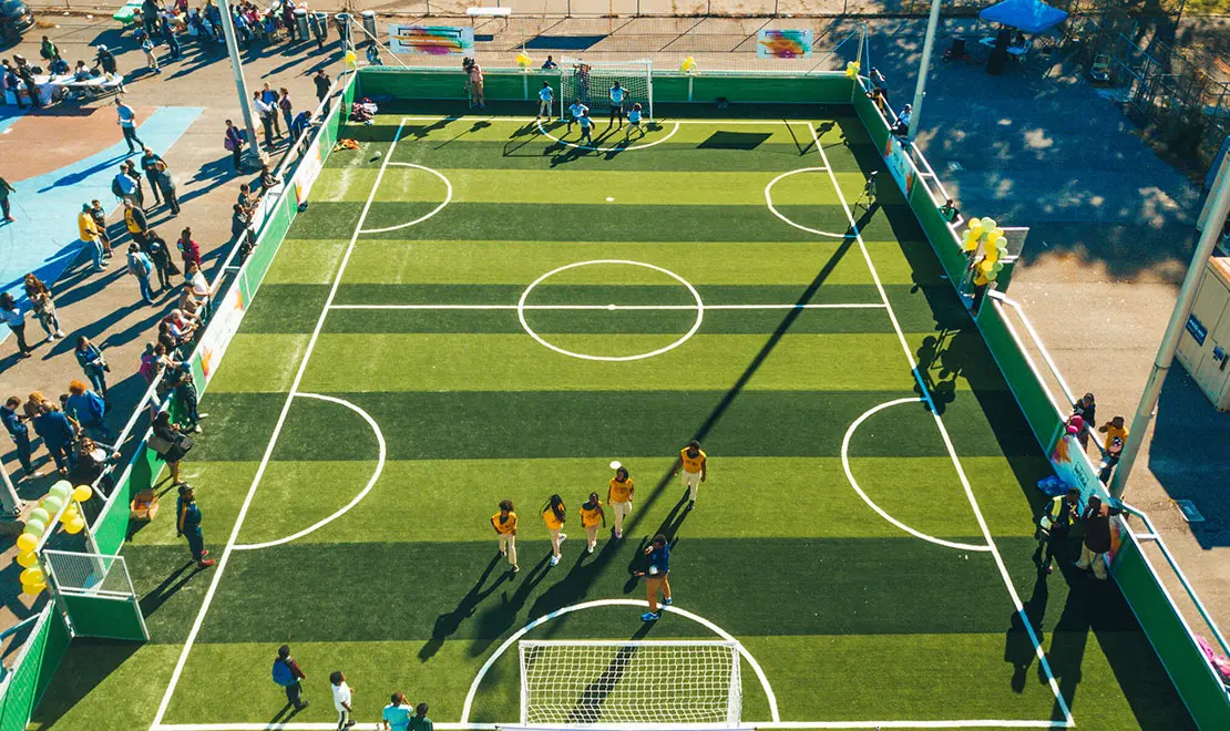 More than a place to play - New Soccer Mini-Pitch for the Tanner Duckrey School