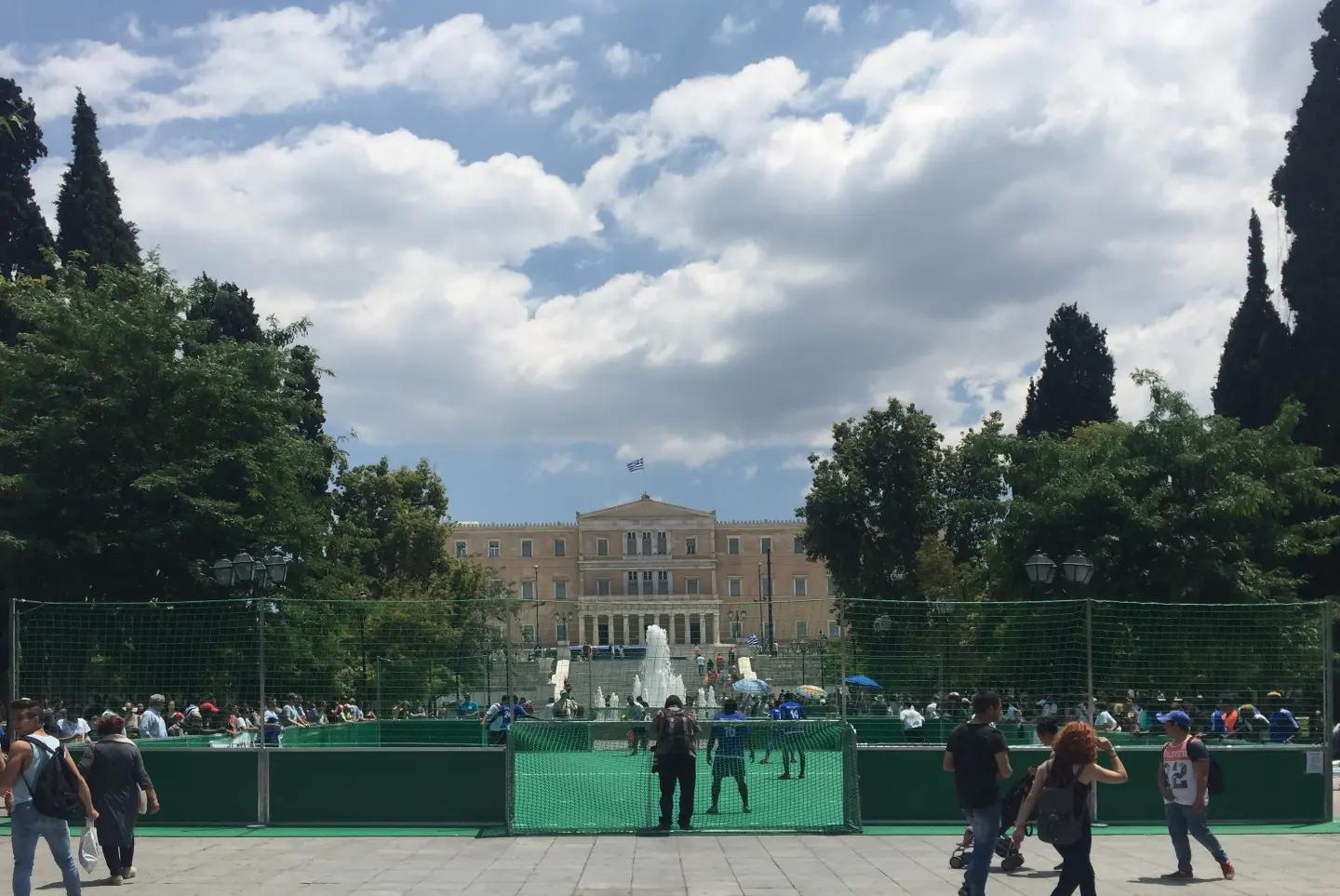 Shedia Soccer Court on Syntagma Square in Athens