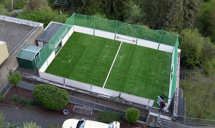 Soccer Mini-Pitch on rooftop of the Hufeland-House