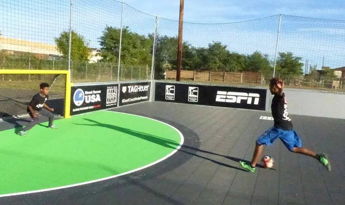 Street Soccer USA Mini Pitch in Kensington, PA