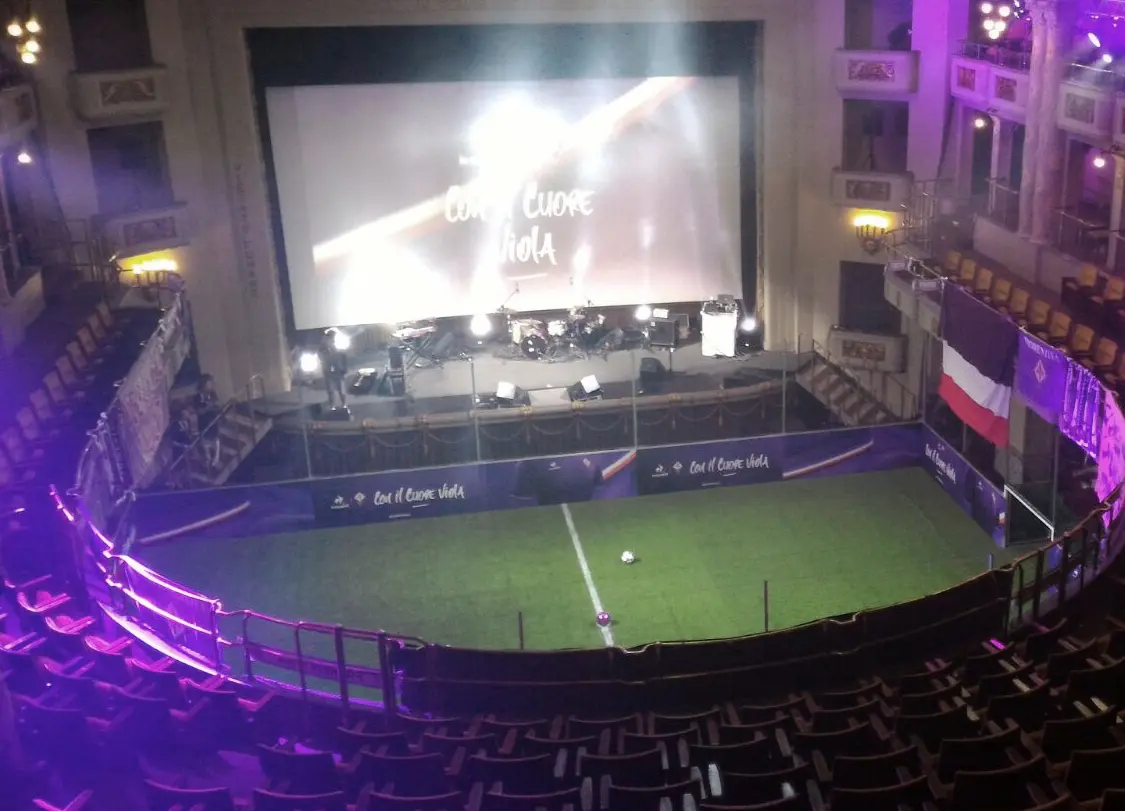 Fiorentina Kit Launch at the Cinema Odeon in Florence