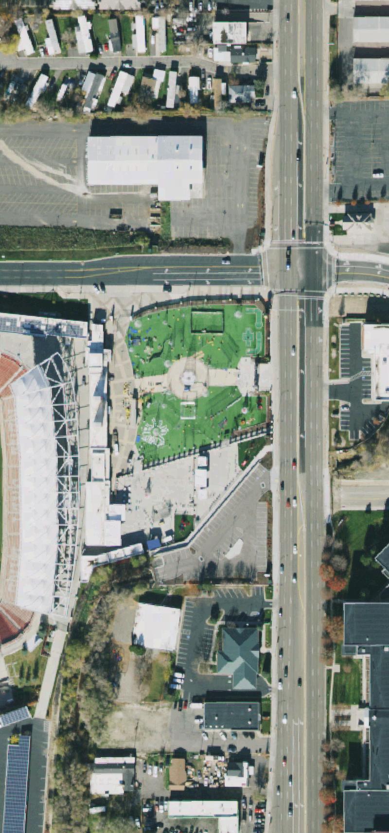 Aerial image: Mini Pitch at America First Field