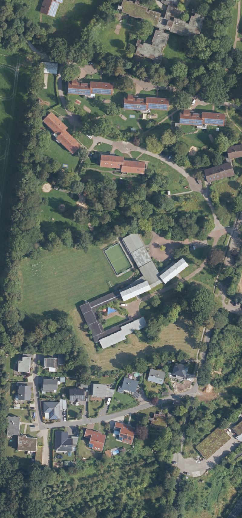 Luftbild: Soccerfield für die Stiftung Eben-Ezer in Lemgo