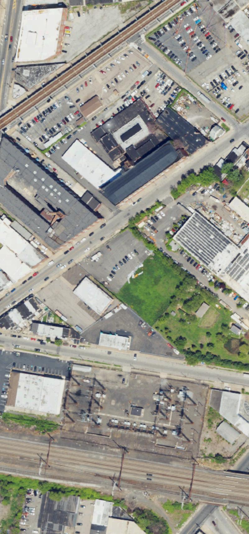 Aerial image: Street Soccer USA Mini Pitch in Kensington, PA