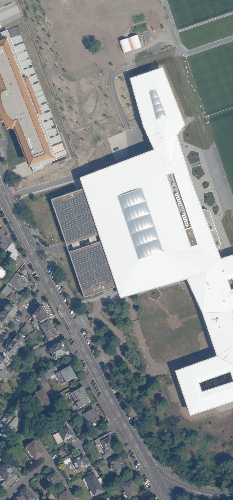 Aerial image: ProfiCamp Deutsche Bank Park Eintracht Frankfurt