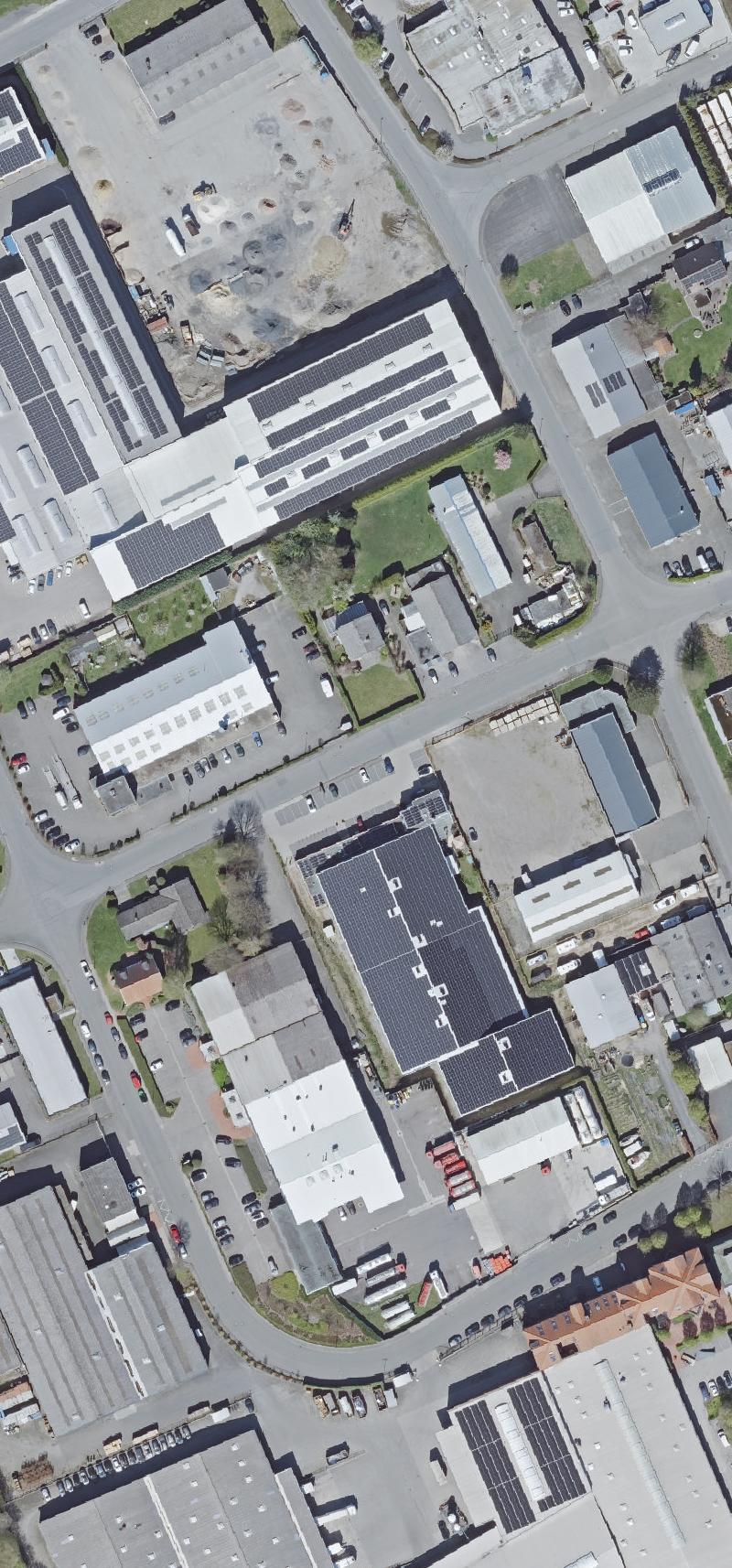 Aerial image: DJK Eintracht Coesfeld Sporthalle