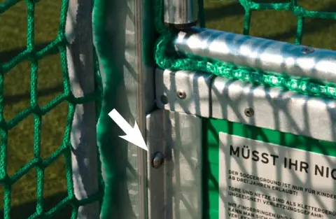 Linsenkopfschraube M 10/25, mit Innensechskant und Pin