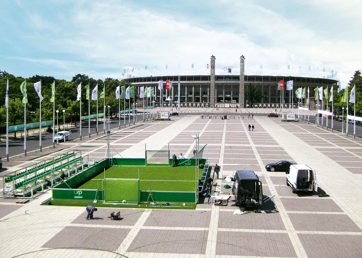 Fan Activation on Soccer Mini-Pitch