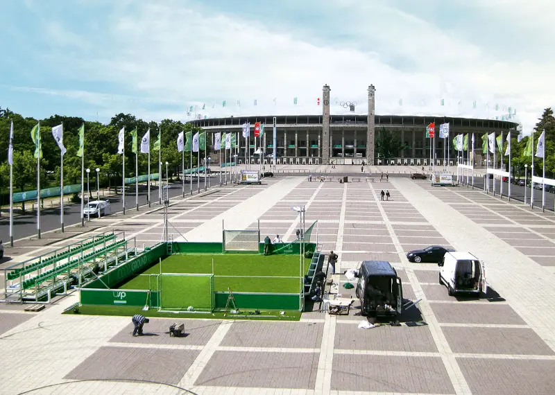 Fan Activation on Soccer Mini-Pitch